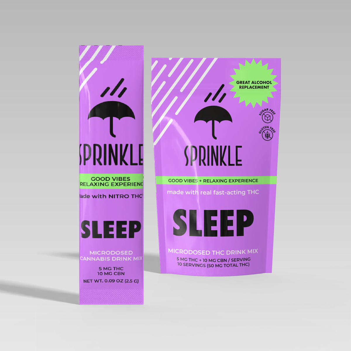 SLEEP Stick Packs + CBN - THC Drink Mix